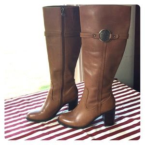 Light Brown Knee High Boots